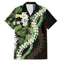 Omaomao Aloha Hawaii Lei Family Matching Mermaid Dress and Hawaiian Shirt Tropical Flowers Elegant Vibe - Polynesian Pride