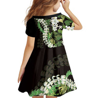 Omaomao Aloha Hawaii Lei Family Matching Puletasi and Hawaiian Shirt Tropical Flowers Elegant Vibe - Polynesian Pride