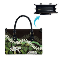 Omaomao Aloha Hawaii Lei Leather Bag Tropical Flowers Elegant Vibe - Polynesian Pride