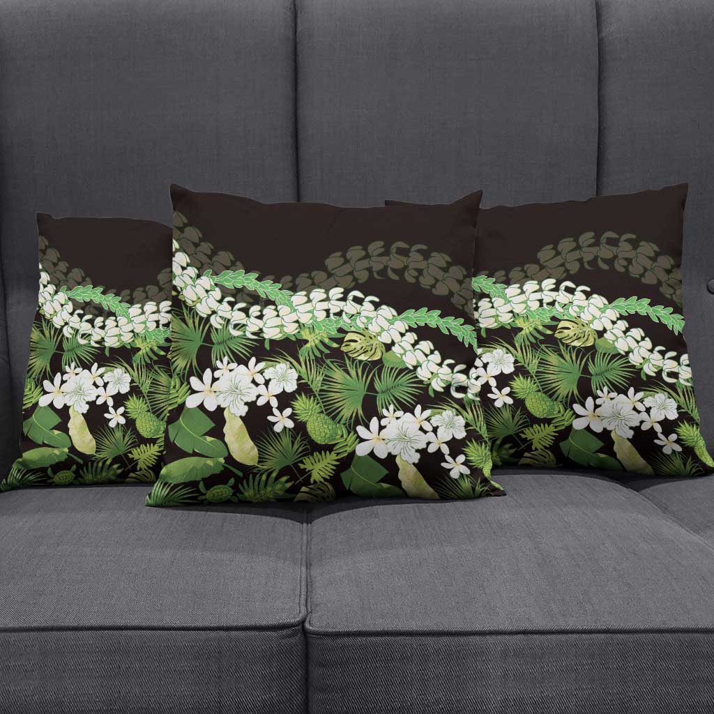 Omaomao Aloha Hawaii Lei Pillow Cover Tropical Flowers Elegant Vibe - Polynesian Pride