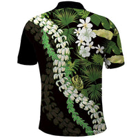Omaomao Aloha Hawaii Lei Polo Shirt Tropical Flowers Elegant Vibe - Polynesian Pride