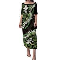 Omaomao Aloha Hawaii Lei Puletasi Tropical Flowers Elegant Vibe - Polynesian Pride