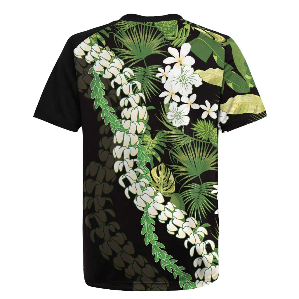Omaomao Aloha Hawaii Lei Rugby Jersey Tropical Flowers Elegant Vibe - Polynesian Pride