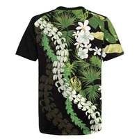 Omaomao Aloha Hawaii Lei Rugby Jersey Tropical Flowers Elegant Vibe - Polynesian Pride