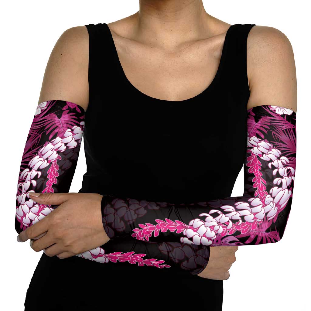 Akala Aloha Hawaii Lei Arm Sleeves Tropical Flowers Elegant Vibe - Polynesian Pride