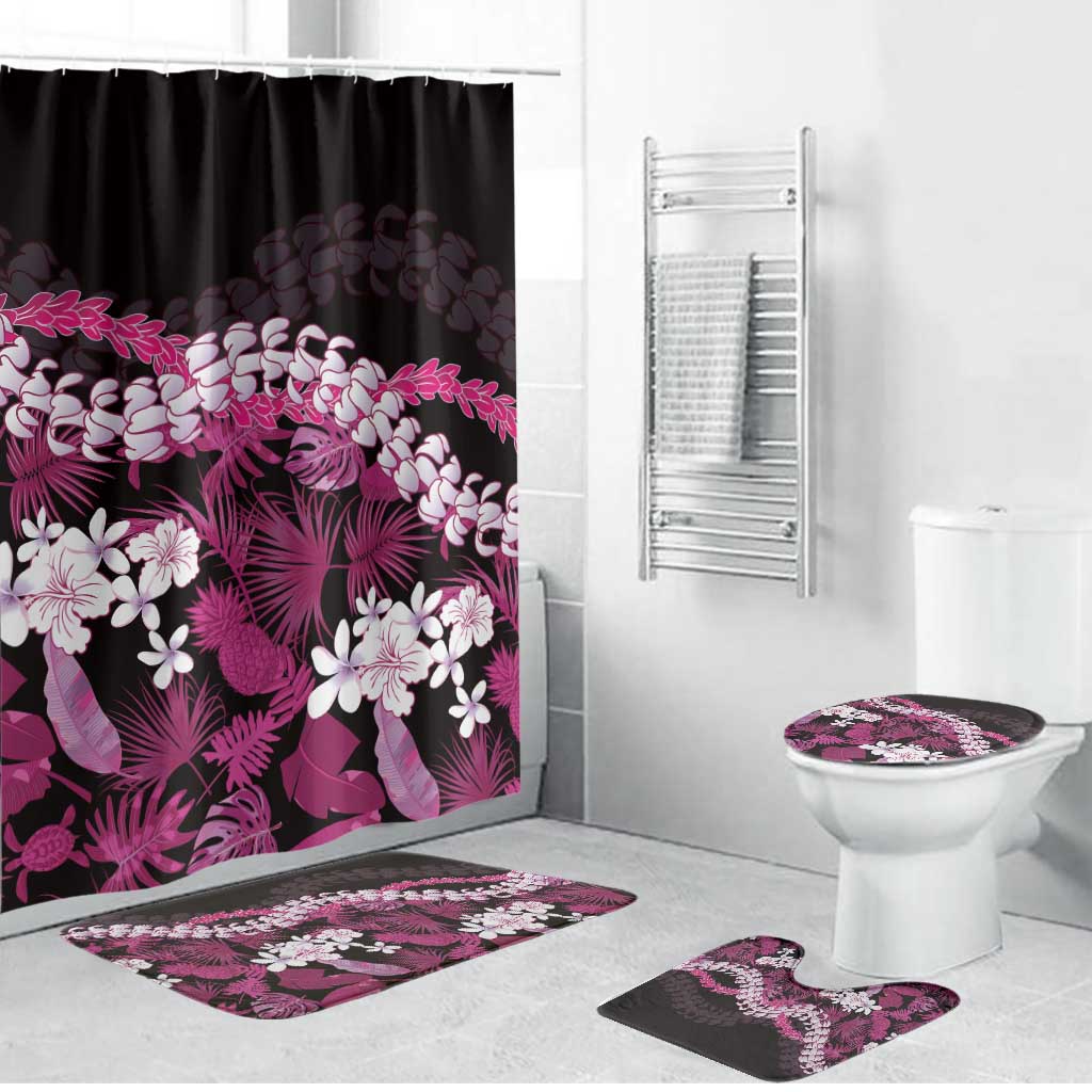 Akala Aloha Hawaii Lei Bathroom Set Tropical Flowers Elegant Vibe - Polynesian Pride