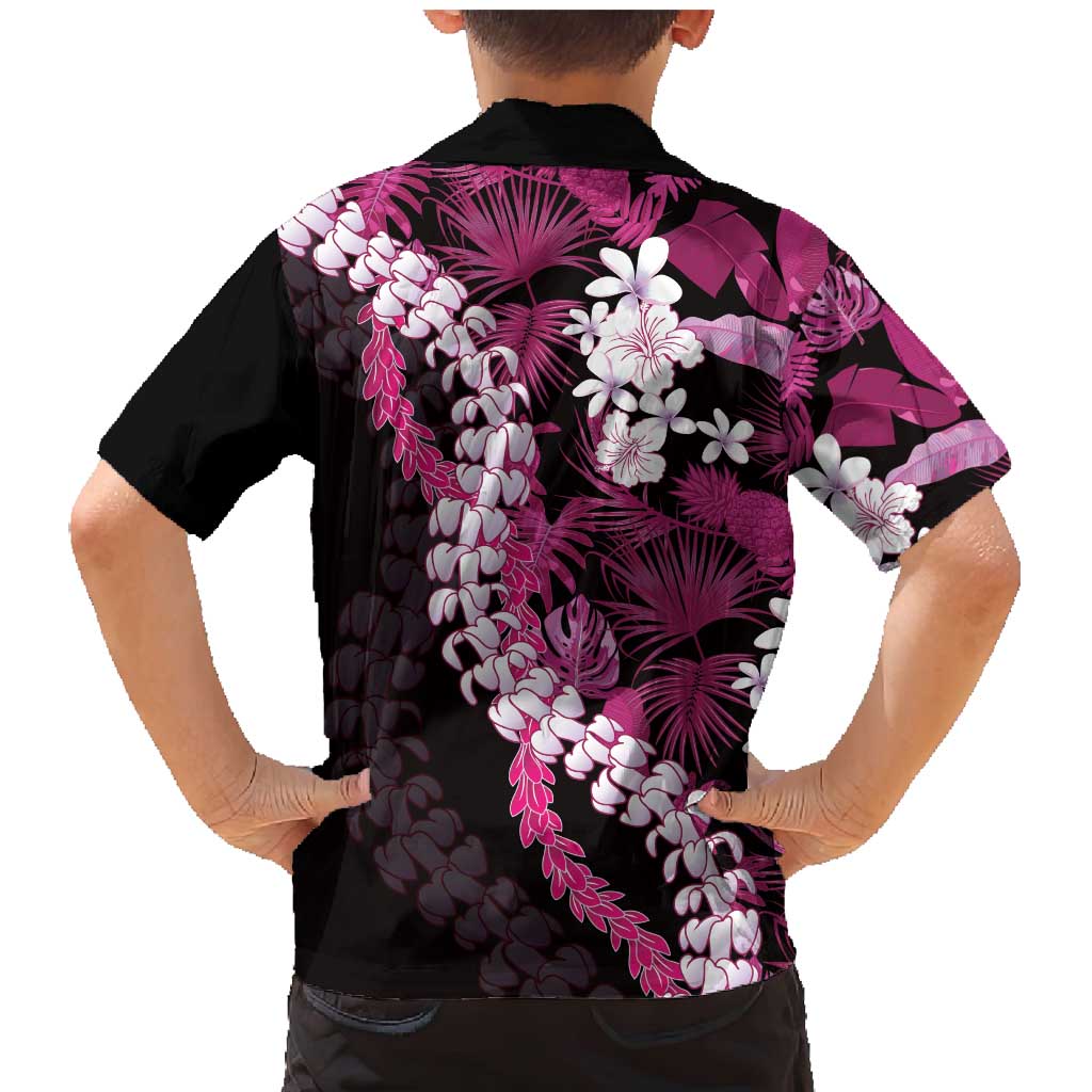 Akala Aloha Hawaii Lei Family Matching Mermaid Dress and Hawaiian Shirt Tropical Flowers Elegant Vibe - Polynesian Pride