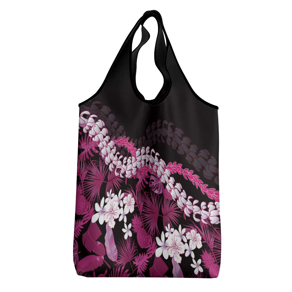 Akala Aloha Hawaii Lei Grocery Bag Tropical Flowers Elegant Vibe - Polynesian Pride