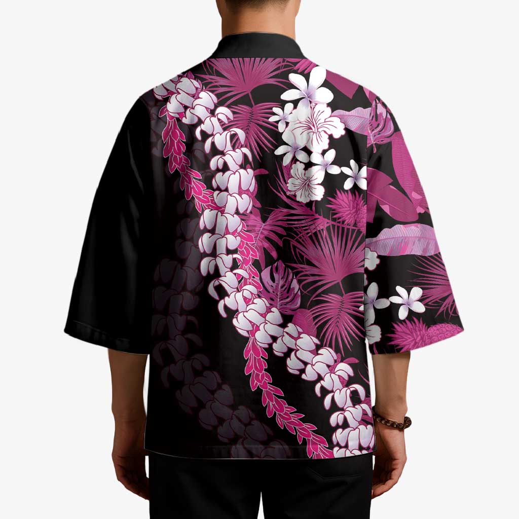 Akala Aloha Hawaii Lei Kimono Tropical Flowers Elegant Vibe - Polynesian Pride