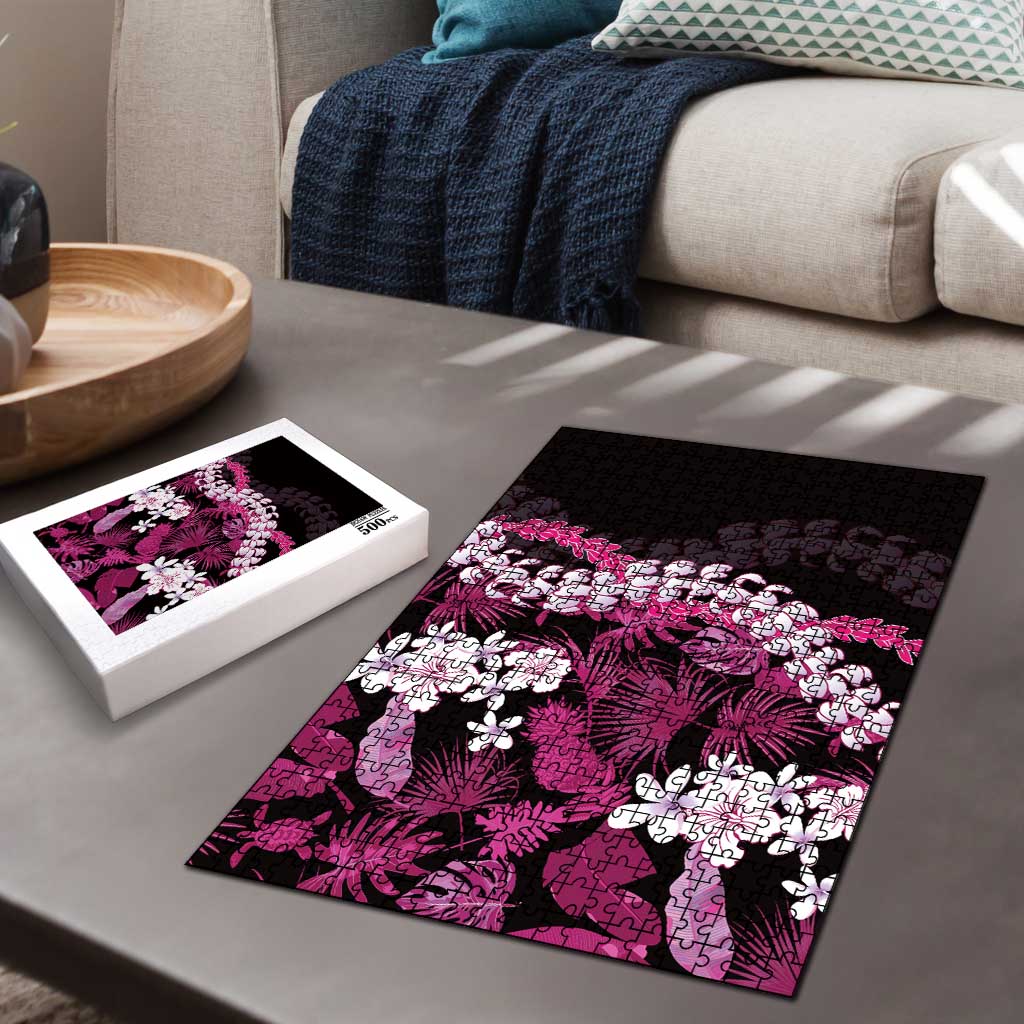 Akala Aloha Hawaii Lei Puzzle Tropical Flowers Elegant Vibe - Polynesian Pride
