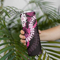 Akala Aloha Hawaii Lei Skinny Tumbler Tropical Flowers Elegant Vibe - Polynesian Pride