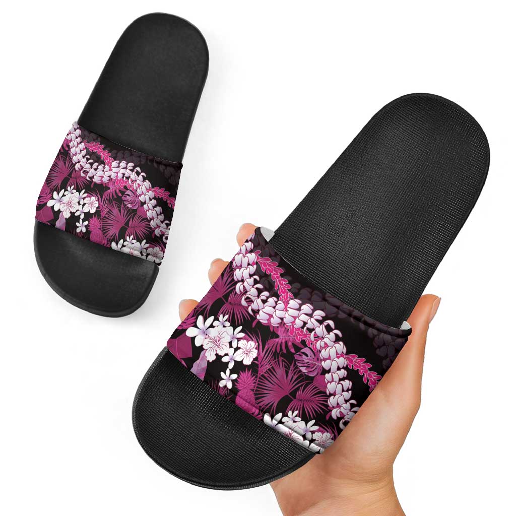 Akala Aloha Hawaii Lei Slide Sandals Tropical Flowers Elegant Vibe LT14 - Polynesian Pride