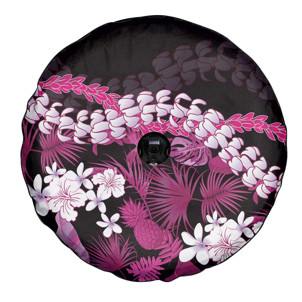 Akala Aloha Hawaii Lei Spare Tire Cover Tropical Flowers Elegant Vibe - Polynesian Pride