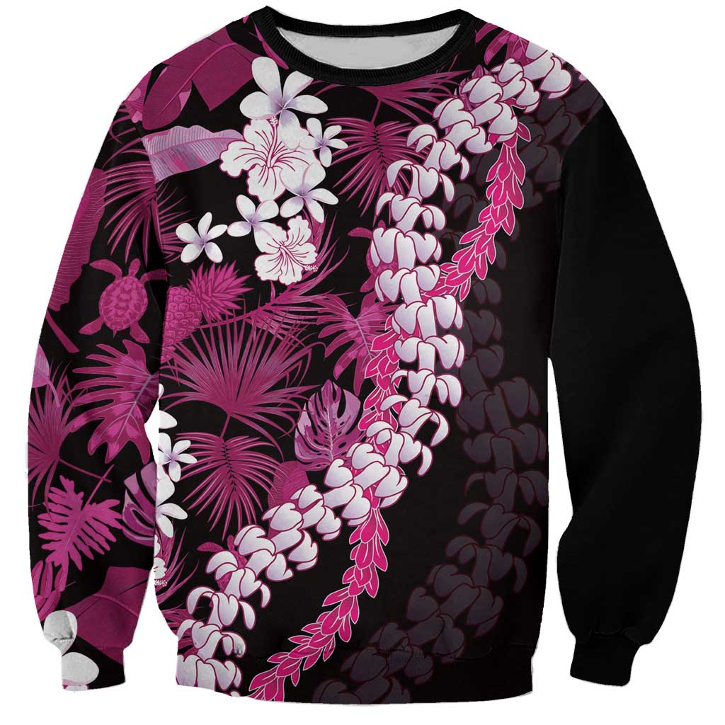 Akala Aloha Hawaii Lei Sweatshirt Tropical Flowers Elegant Vibe - Polynesian Pride