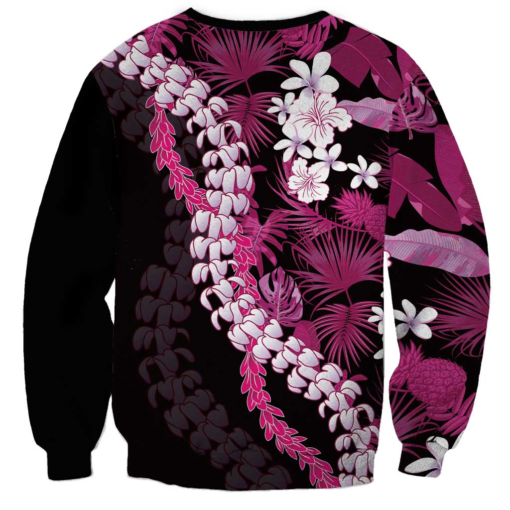 Akala Aloha Hawaii Lei Sweatshirt Tropical Flowers Elegant Vibe - Polynesian Pride