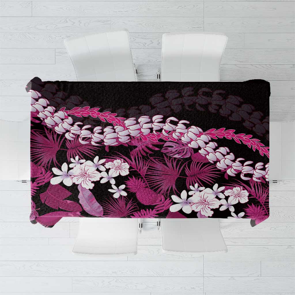 Akala Aloha Hawaii Lei Tablecloth Tropical Flowers Elegant Vibe - Polynesian Pride