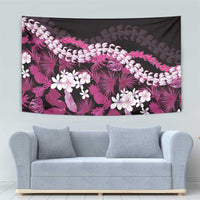 Akala Aloha Hawaii Lei Tapestry Tropical Flowers Elegant Vibe - Polynesian Pride