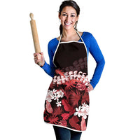 Ulaula Aloha Hawaii Lei Apron Tropical Flowers Elegant Vibe - Polynesian Pride