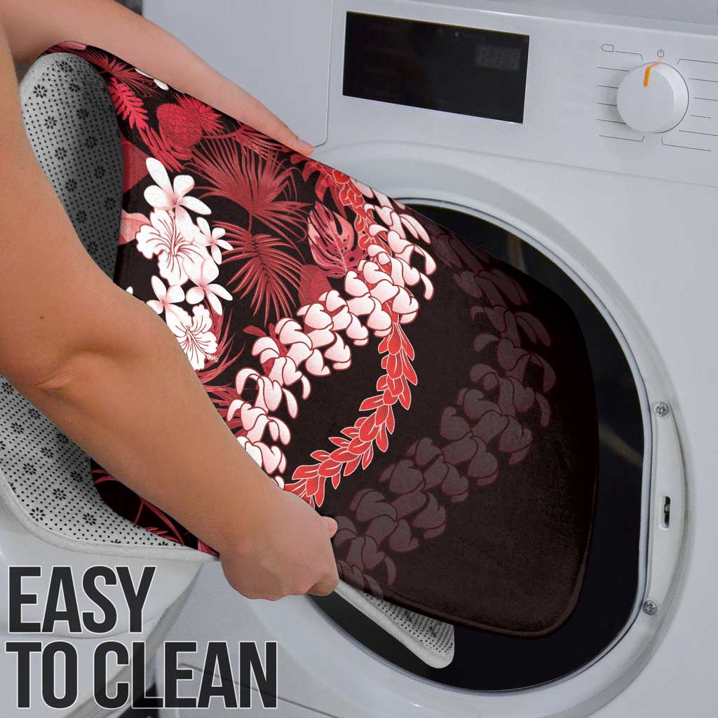 Ulaula Aloha Hawaii Lei Bathroom Set Tropical Flowers Elegant Vibe - Polynesian Pride