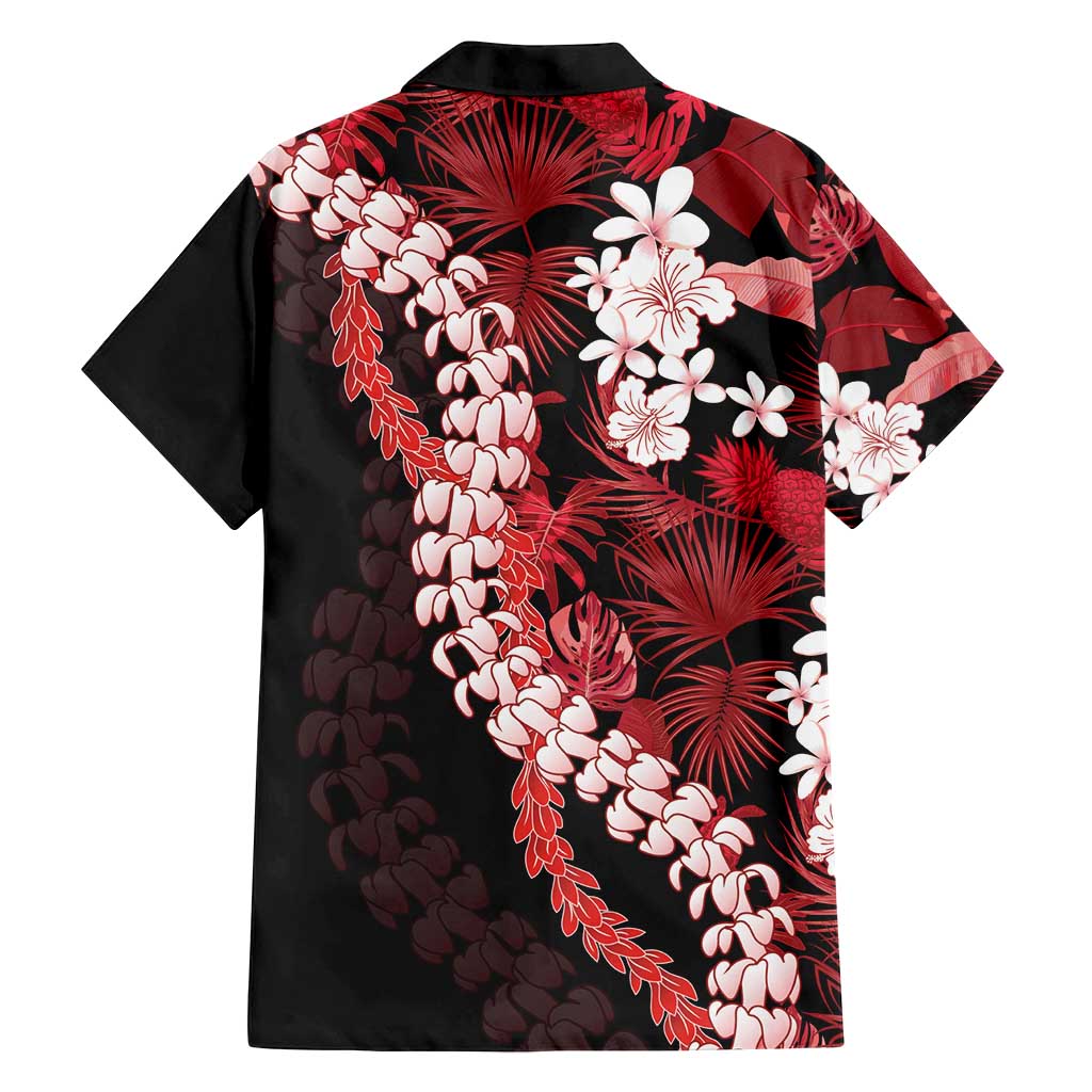 Ulaula Aloha Hawaii Lei Family Matching Summer Maxi Dress and Hawaiian Shirt Tropical Flowers Elegant Vibe - Polynesian Pride