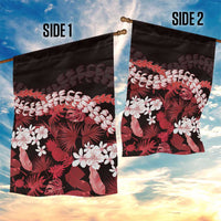 Ulaula Aloha Hawaii Lei Garden Flag Tropical Flowers Elegant Vibe - Polynesian Pride