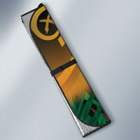 Vanuatu Independence Day Auto Sun Shade Chibi Boar Proud To Be A Ni-Van LT14 - Polynesian Pride