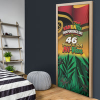 Vanuatu Independence Day Door Cover Chibi Boar Proud To Be A Ni-Van LT14 - Polynesian Pride