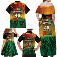 Vanuatu Independence Day Family Matching Off Shoulder Maxi Dress and Hawaiian Shirt Chibi Boar Proud To Be A Ni-Van LT14 - Polynesian Pride
