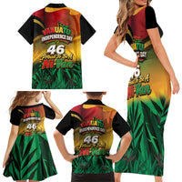 Vanuatu Independence Day Family Matching Short Sleeve Bodycon Dress and Hawaiian Shirt Chibi Boar Proud To Be A Ni-Van LT14 - Polynesian Pride