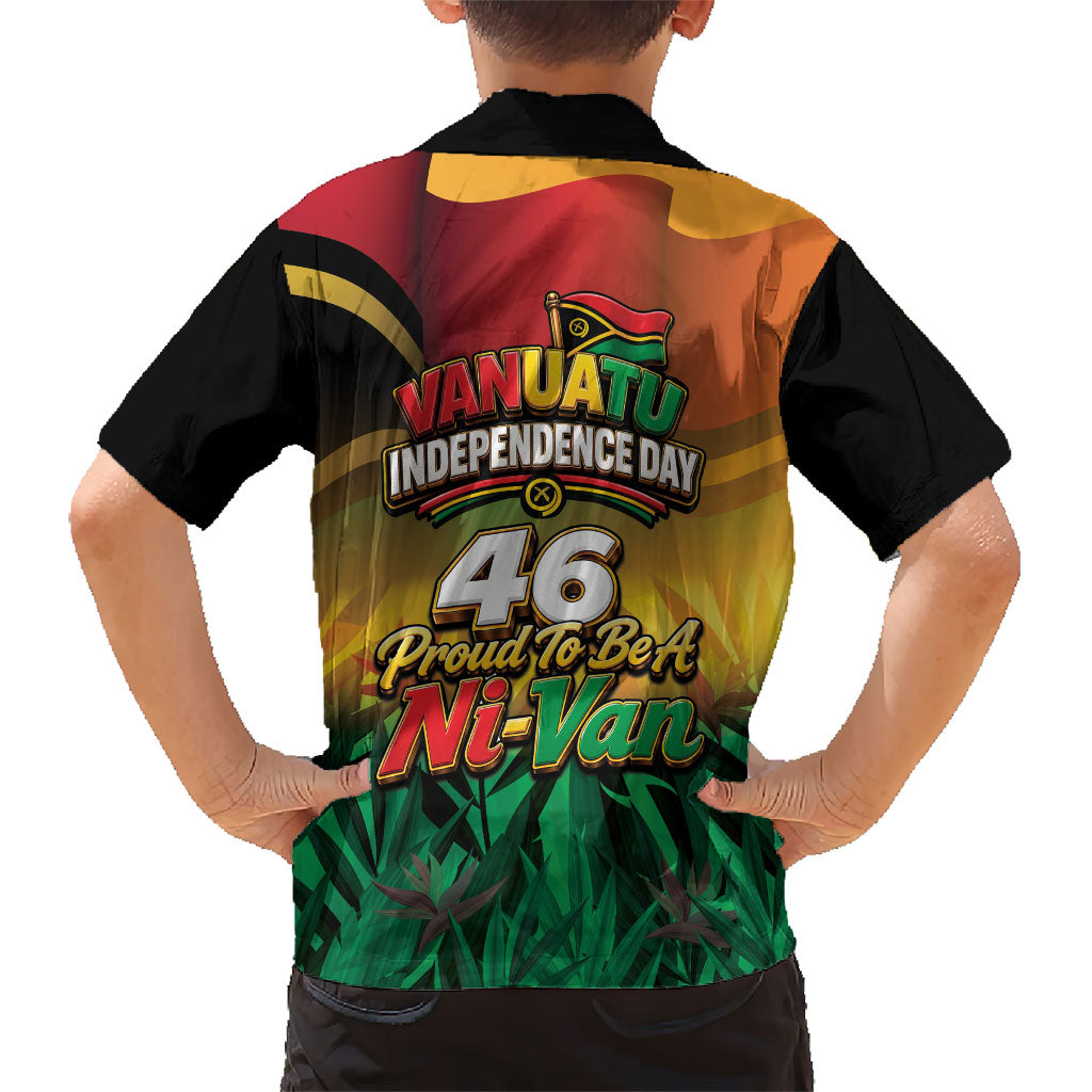 Vanuatu Independence Day Family Matching Tank Maxi Dress and Hawaiian Shirt Chibi Boar Proud To Be A Ni-Van LT14 - Polynesian Pride