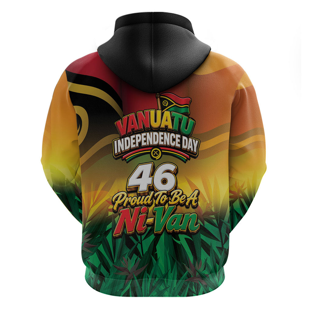 Vanuatu Independence Day Hoodie Chibi Boar Proud To Be A Ni-Van LT14 - Polynesian Pride