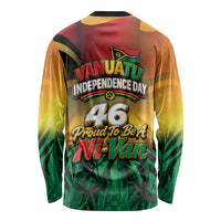 Vanuatu Independence Day Long Sleeve Shirt Chibi Boar Proud To Be A Ni-Van LT14 - Polynesian Pride