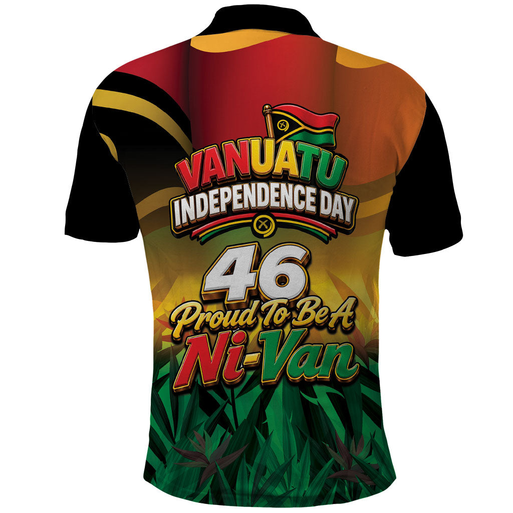 Vanuatu Independence Day Polo Shirt Chibi Boar Proud To Be A Ni-Van LT14 - Polynesian Pride