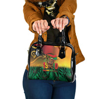 Vanuatu Independence Day Shoulder Handbag Chibi Boar Proud To Be A Ni-Van LT14 One Size Multicolor - Polynesian Pride