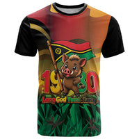 Vanuatu Independence Day T Shirt Chibi Boar Proud To Be A Ni-Van LT14 Multicolor - Polynesian Pride