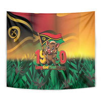 Vanuatu Independence Day Tapestry Chibi Boar Proud To Be A Ni-Van LT14 - Polynesian Pride