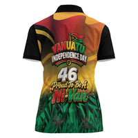 Vanuatu Independence Day Women Polo Shirt Chibi Boar Proud To Be A Ni-Van LT14 - Polynesian Pride