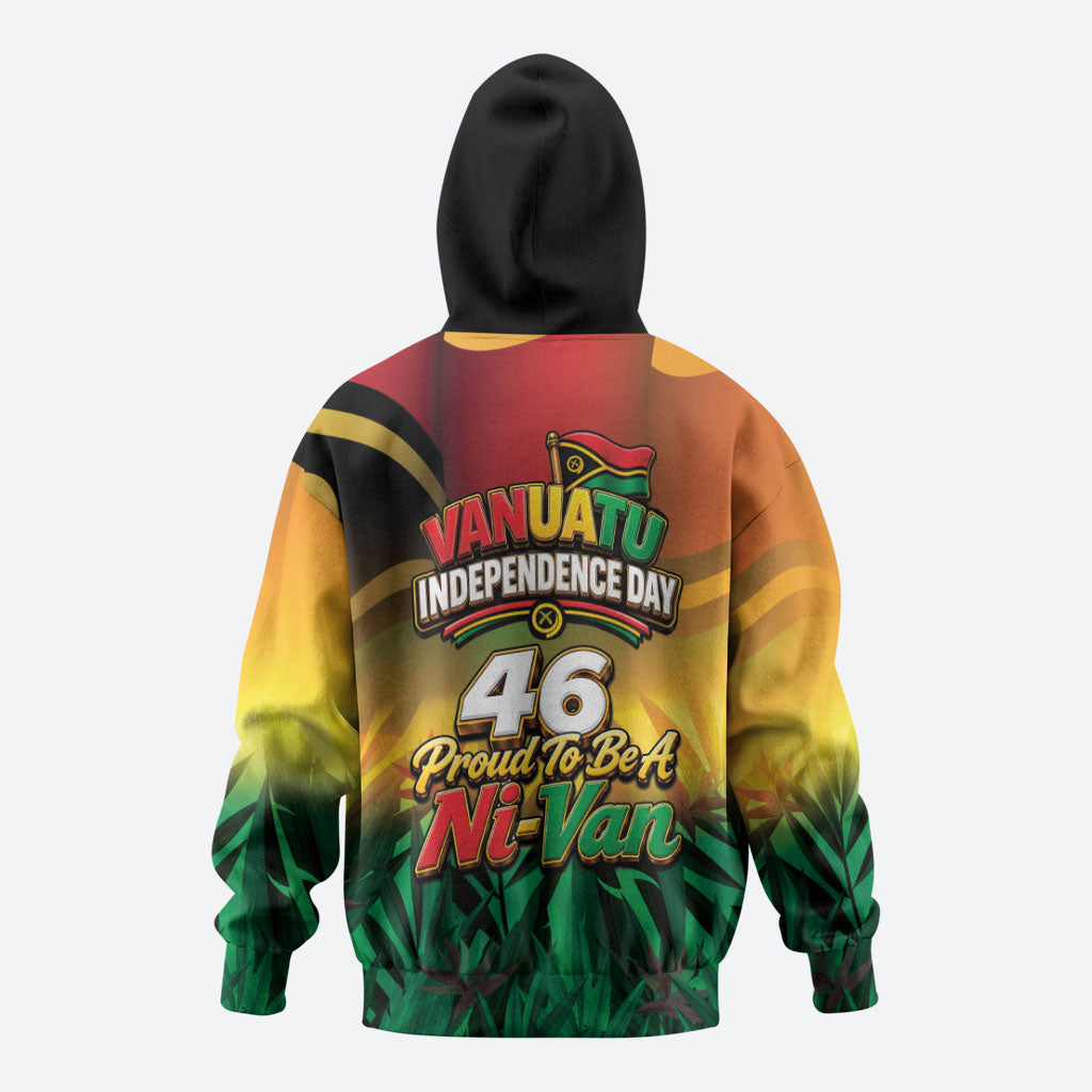 Vanuatu Independence Day Zip Hoodie Chibi Boar Proud To Be A Ni-Van LT14 - Polynesian Pride