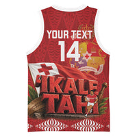Tonga Rugby Custom Basketball Jersey 2026 Go Ikale Tahi Ngatu Pattern LT14 - Polynesian Pride