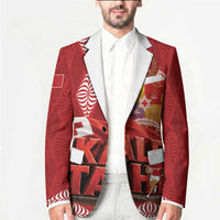Tonga Rugby Custom Blazer 2026 Go Ikale Tahi Ngatu Pattern LT14 - Polynesian Pride