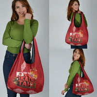 Tonga Rugby Custom Grocery Bag 2026 Go Ikale Tahi Ngatu Pattern LT14 - Polynesian Pride