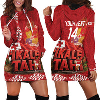 Tonga Rugby Custom Hoodie Dress 2026 Go Ikale Tahi Ngatu Pattern LT14 - Polynesian Pride