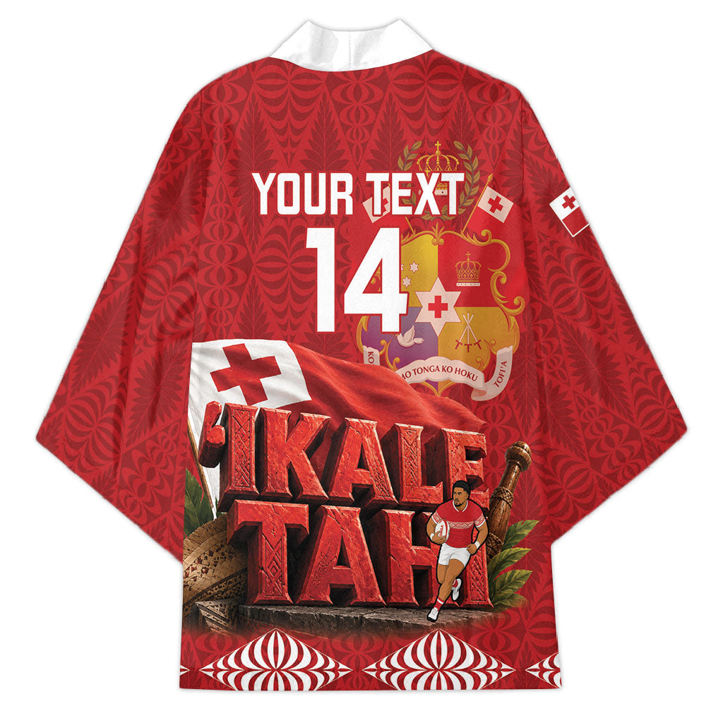 Tonga Rugby Custom Kimono 2026 Go Ikale Tahi Ngatu Pattern LT14 - Polynesian Pride