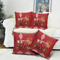 Tonga Rugby Custom Pillow Cover 2026 Go Ikale Tahi Ngatu Pattern LT14 - Polynesian Pride