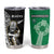 New Zealand and Ireland Rugby Tumbler Cup All Black Maori Mix Shamrocks