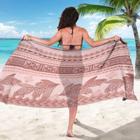 Pastel Pink Samoa Siapo Teuila Flowers Sarong LT14 - Polynesian Pride