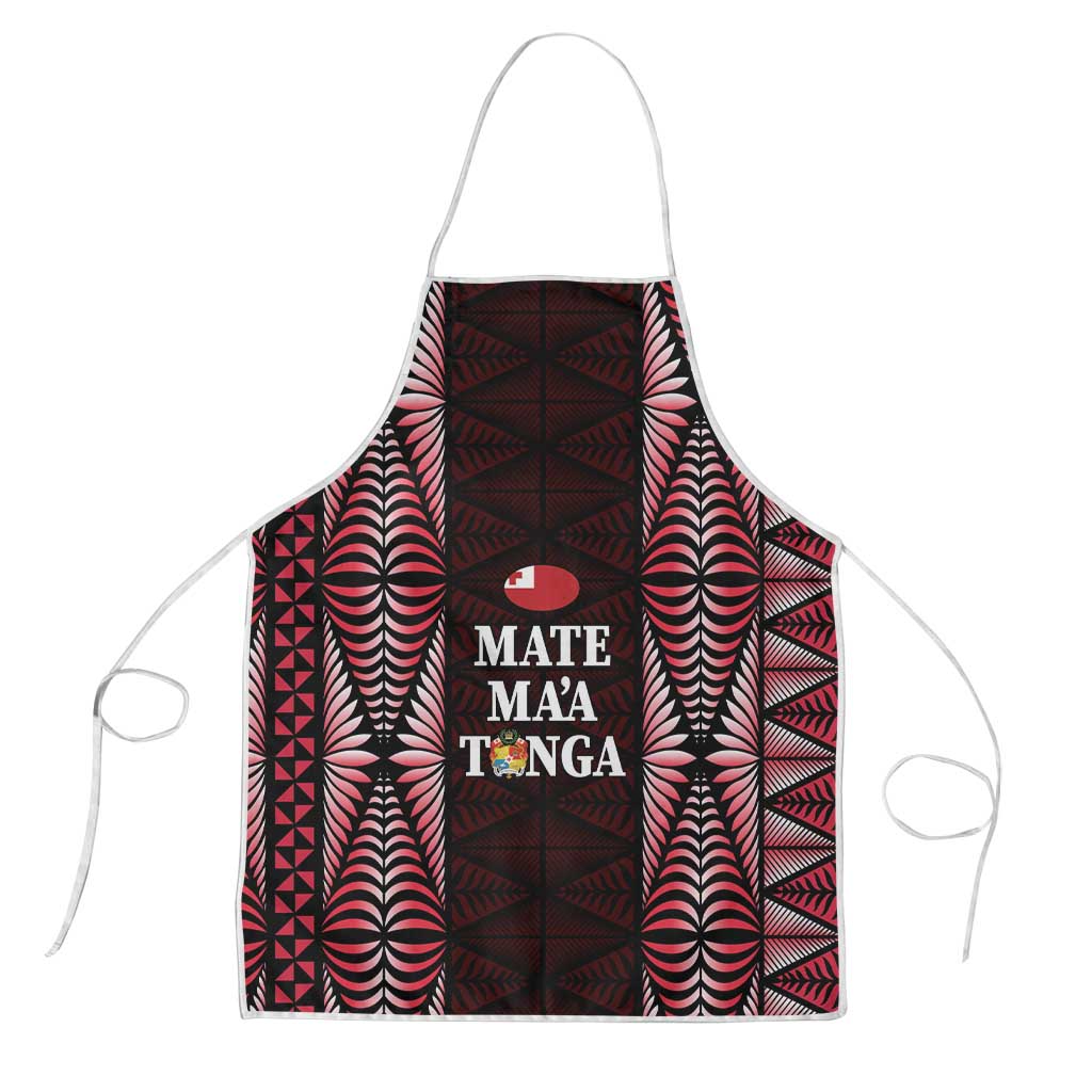 Tonga Rugby Apron 2025 Mate Maa Tonga Ngatu Motif - Polynesian Pride