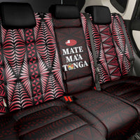 Tonga Rugby Back Car Seat Cover 2025 Mate Maa Tonga Ngatu Motif LT14 - Polynesian Pride