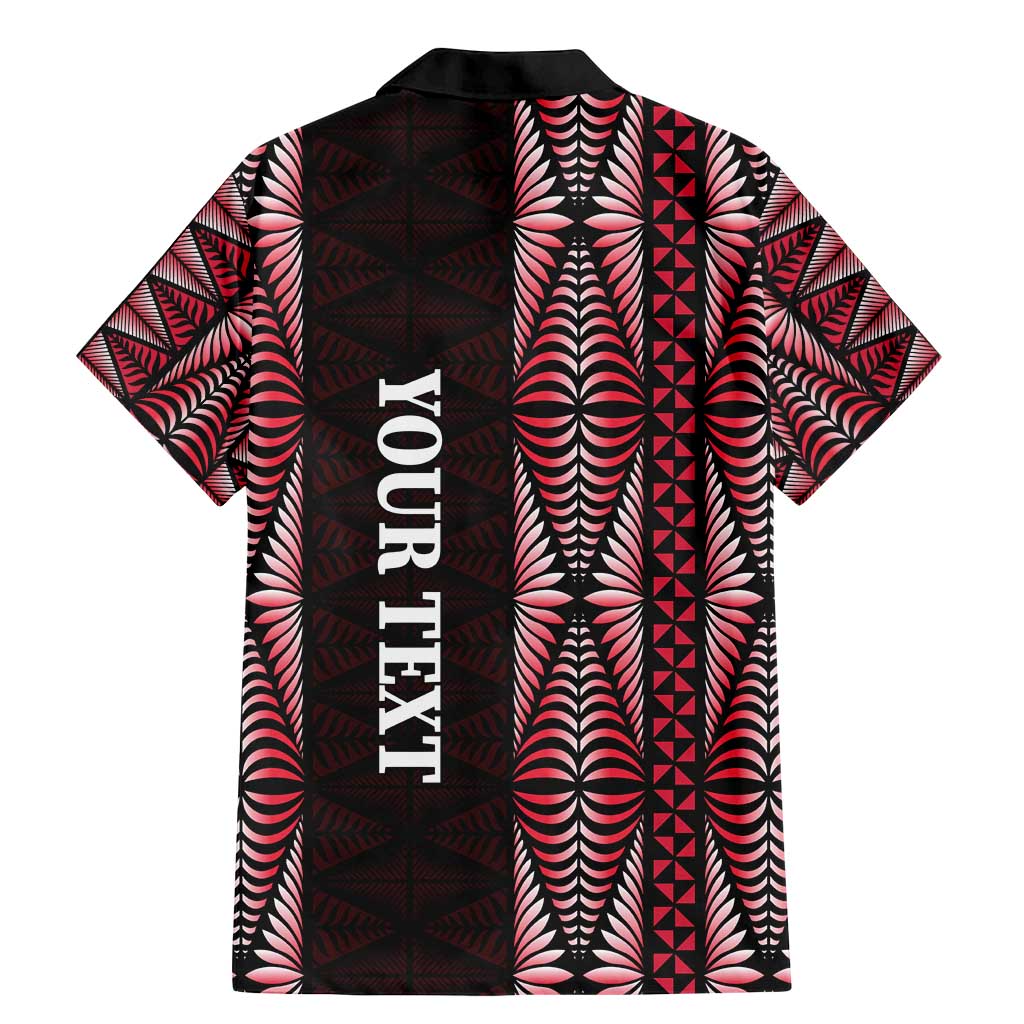 Tonga Rugby Personalised Family Matching Mermaid Dress and Hawaiian Shirt 2025 Mate Maa Tonga Ngatu Motif - Polynesian Pride