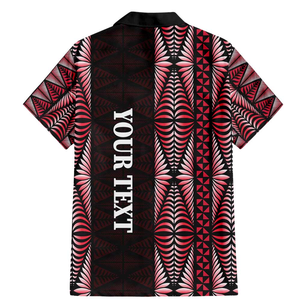 Tonga Rugby Personalised Hawaiian Shirt 2025 Mate Maa Tonga Ngatu Motif - Polynesian Pride